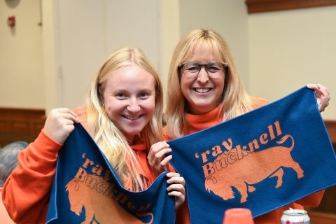 &#039;ray for Bucknell rally towels!