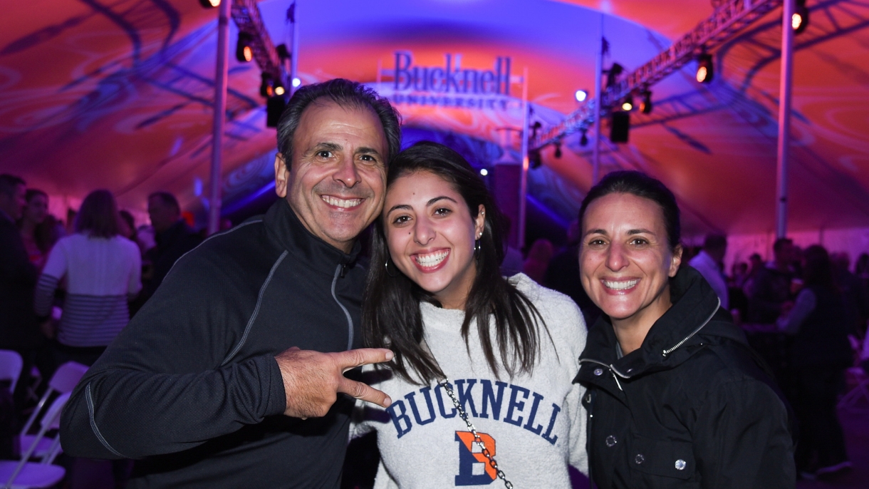 Tent Party during Family Weekend