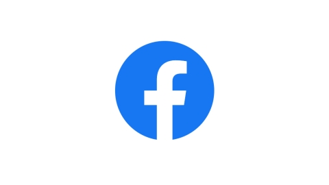 The blue Facebook logo