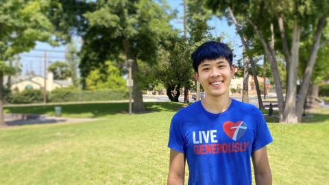 Portrait of student Michael Chen