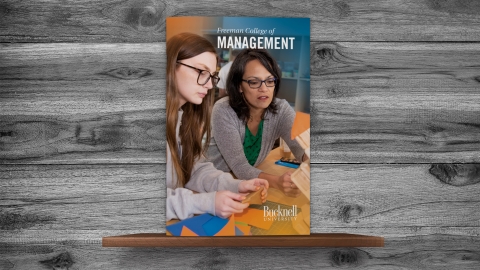 Freeman College of Management Brochure cover
