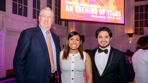 President John Bravman poses at the 2024 Posse Gala