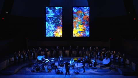 Bang on a Can All Stars feat. Bucknell Choir, under the direction of Professor Caleb Hopkins