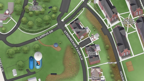 BU Farm Map, Aerial