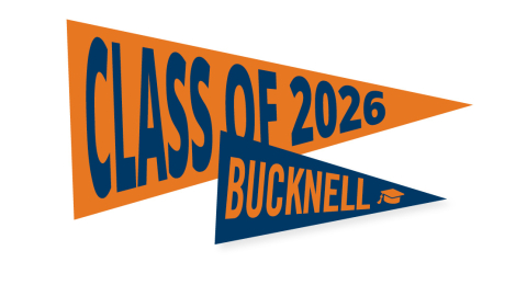 Printable Pennants that read Class of 2026 and Bucknell
