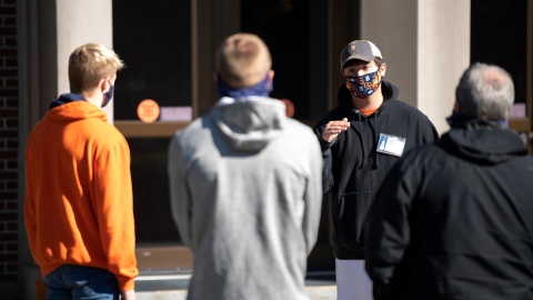 Bucknell University Campus Tour with Covid Precautions