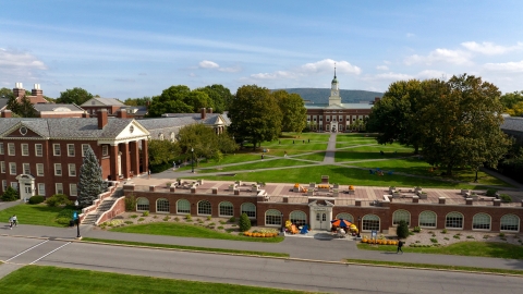 View of Bucknell's Malesardi Quad.