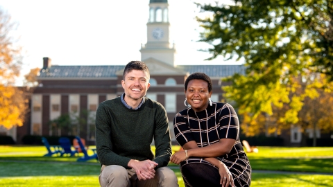 Portrait of Brooke Thames and Bryan Wendell