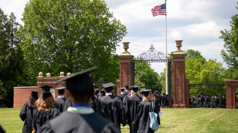 Commencement 2021 Memorial Gates