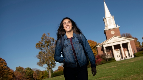 Ashlyn Ramos ’22, a computer science major at Bucknell University