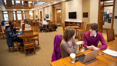 Students in the Writing Center