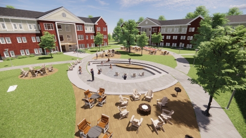 Bucknell West Ampitheatre Rendering