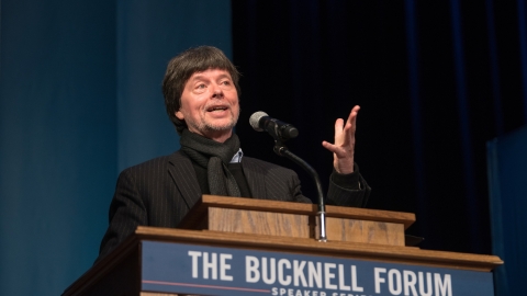 Ken Burns speaks at Bucknell&#039;s Weis Center for the Performing Arts