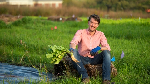 Portrait of student Evan Filion