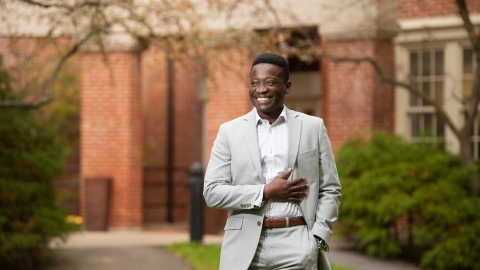 Portrait of student James Cobbinah