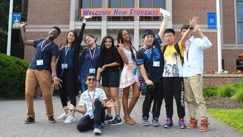 Students at International Orientation