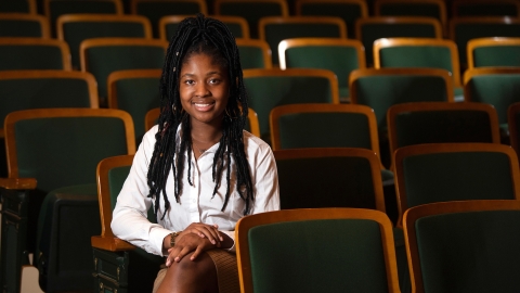 Portrait of student Effiem Obasi