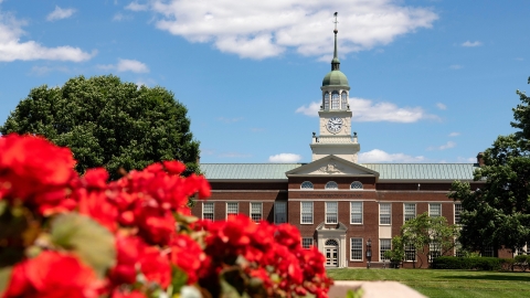 Bertrand Library in summer