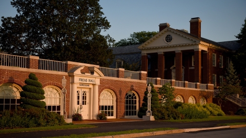 Exterior of Freas Hall