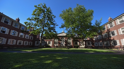 Exterior of Swartz Hall