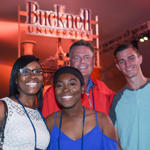 Family at Family Weekend 2018