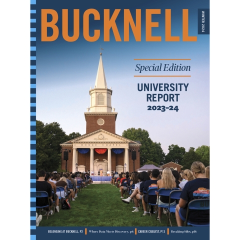 Bucknell Magazine 2024 Winterl Cover Square