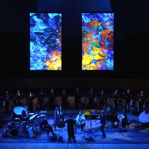 Bang on a Can All Stars feat. Bucknell Choir, under the direction of Professor Caleb Hopkins