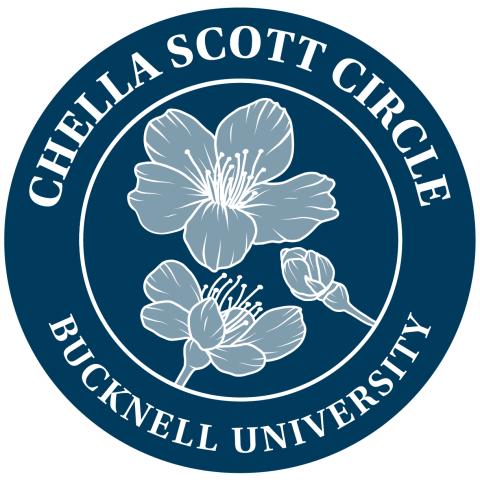 A blue circle logo depicts an illustration of cherry blossoms