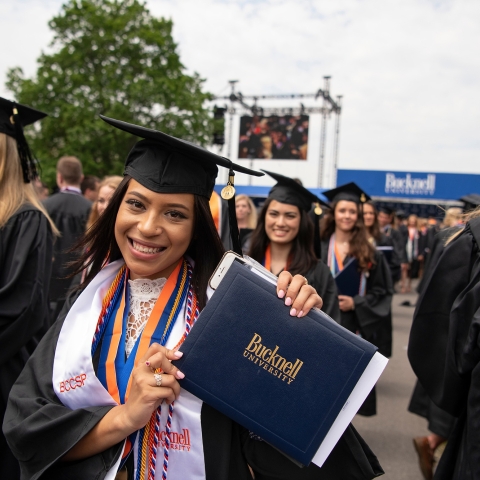 Graduate at Commencement