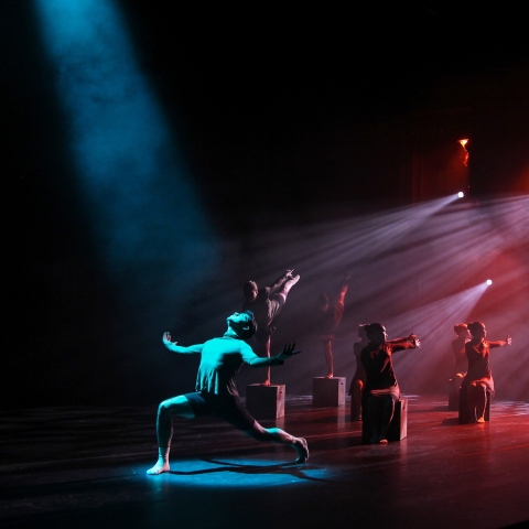 Students perform in theatre production