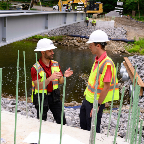 Dominic Viozzi at PennDOT worksite