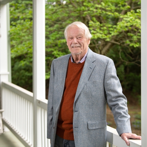 The gift creates several funds named for Professor Douglas Candland, psychology and animal behavior. Photo by Emily Paine