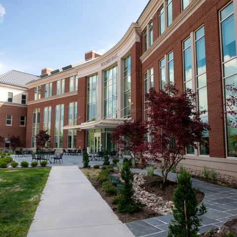 Exterior of Holmes Hall