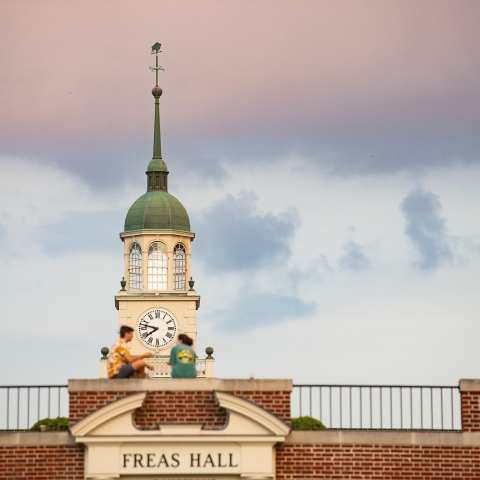 Clock tower of Bertrand Library