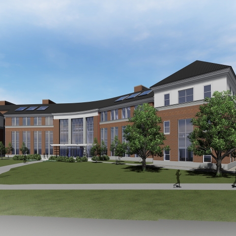 Exterior of new management building
