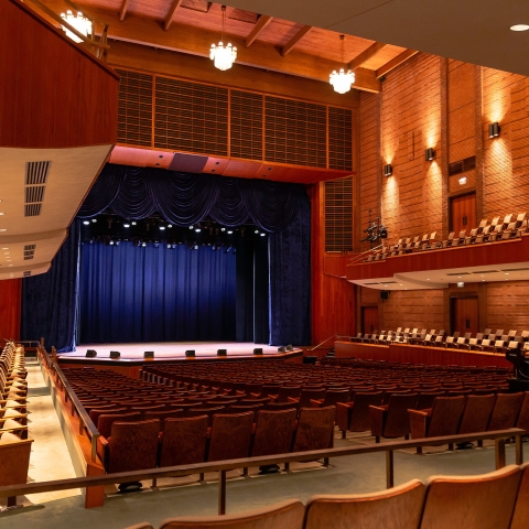 Interior of the Weis Center for the Performing Arts
