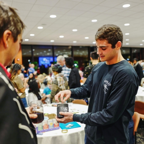 Student at BizPitch 2018 event