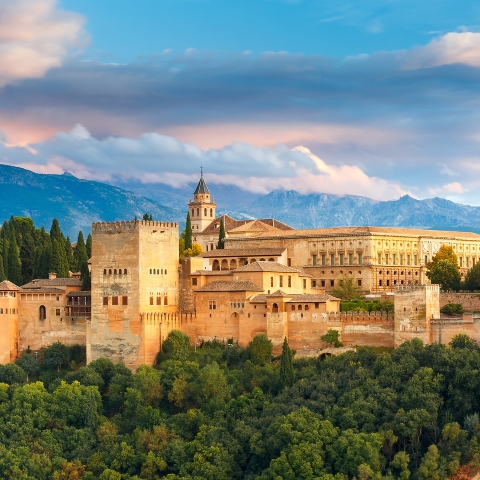Beautiful image of Granada, Spain