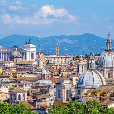 View of Rome, Italy