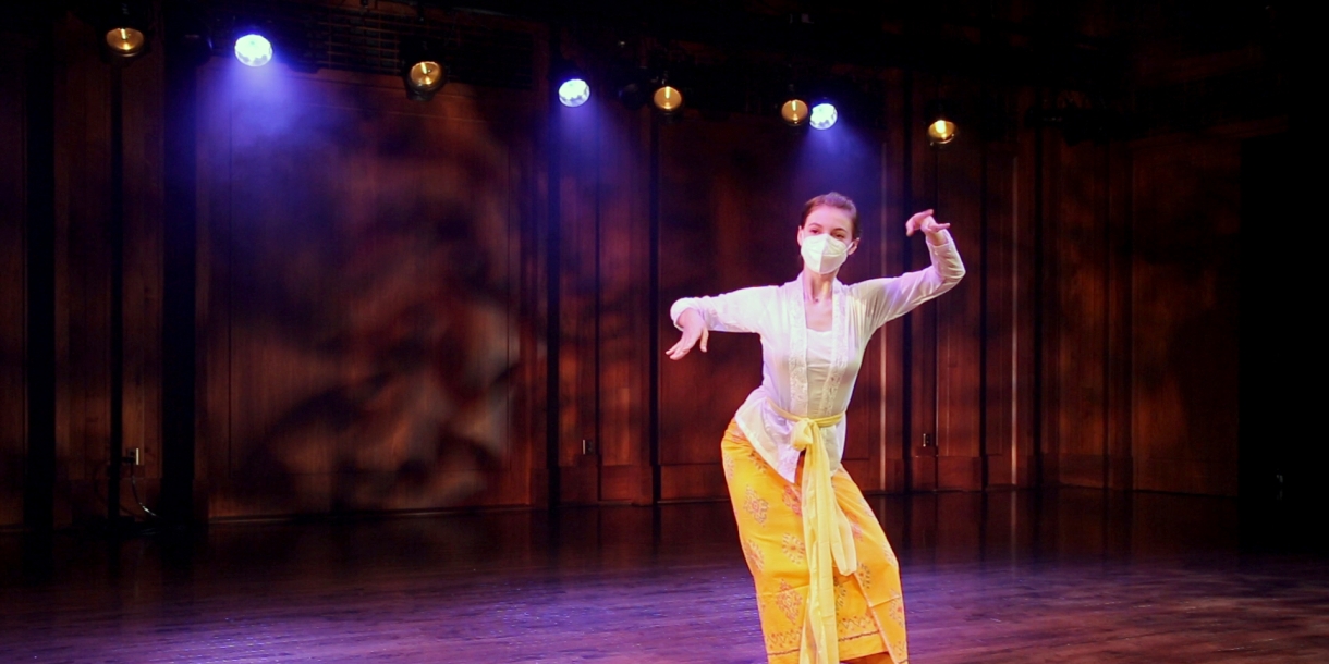 Student dancer on the Weis Center Stage