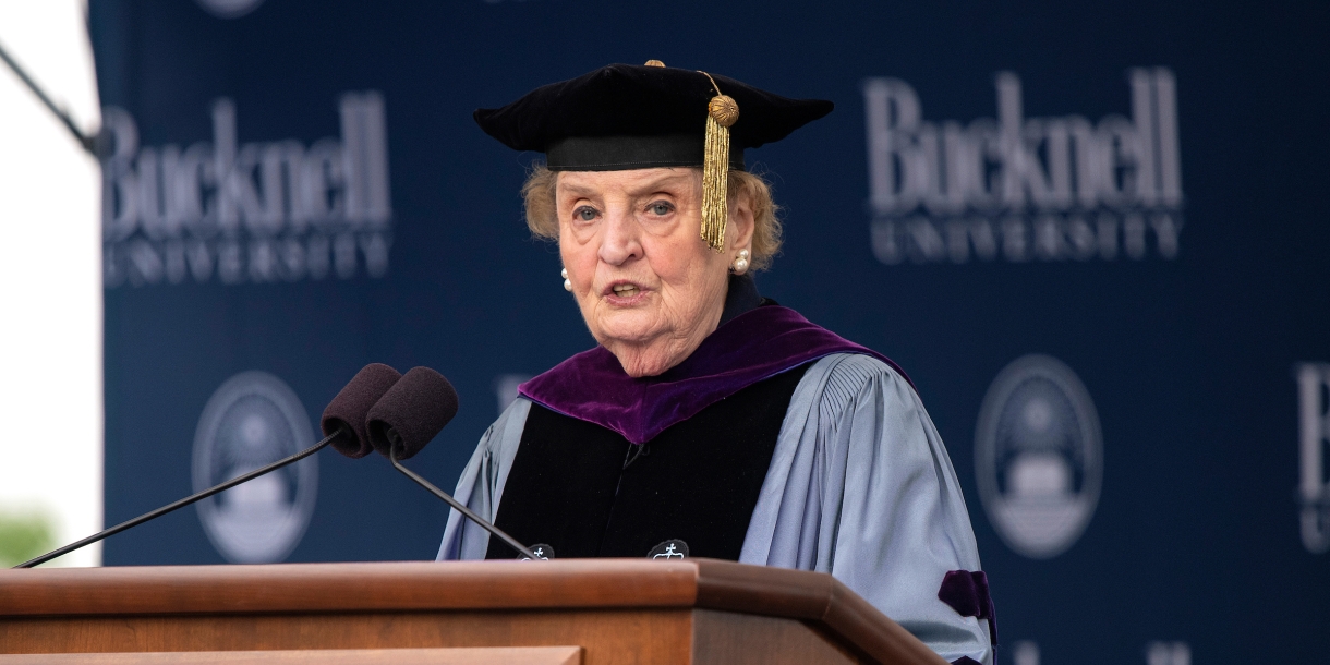 Madeleine Albright Commencement Speaker