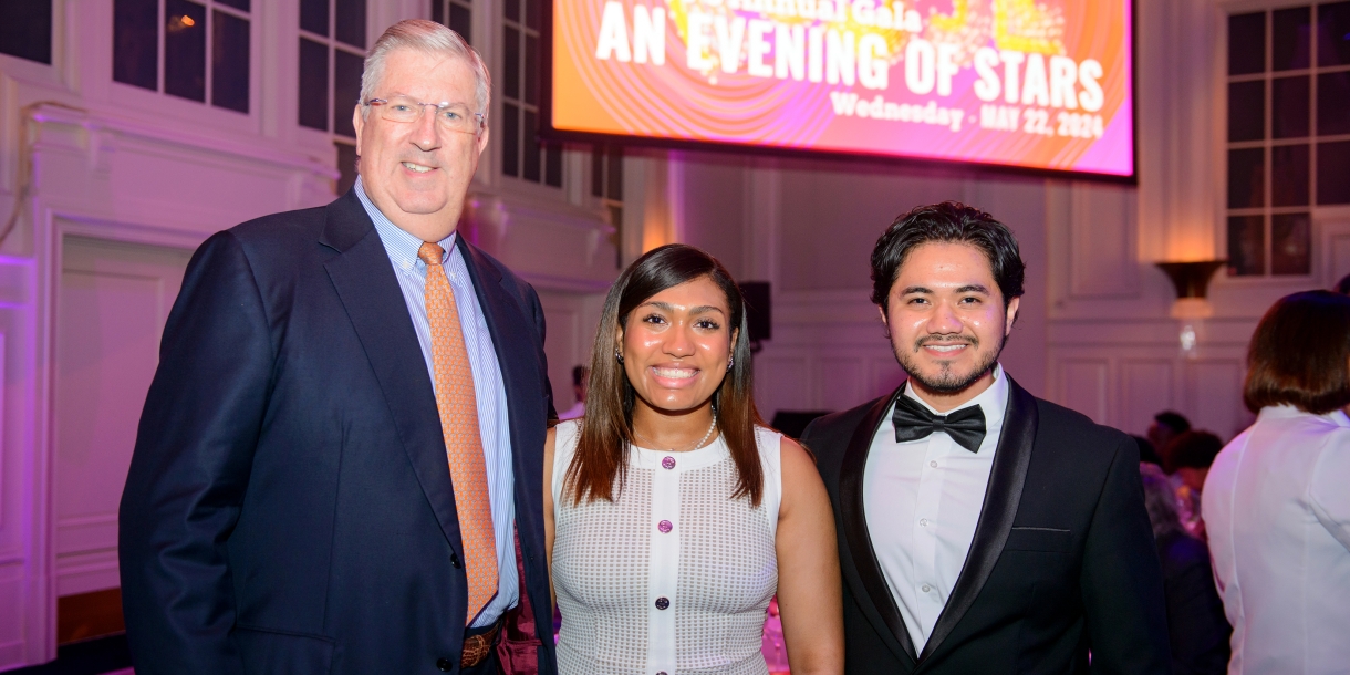 President John Bravman poses at the 2024 Posse Gala