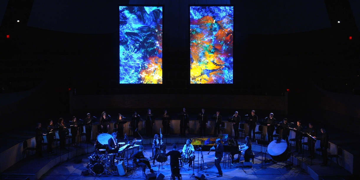 Bang on a Can All Stars feat. Bucknell Choir, under the direction of Professor Caleb Hopkins