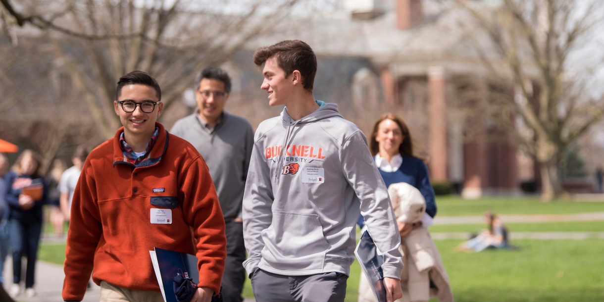 Students during Admitted Students Open House