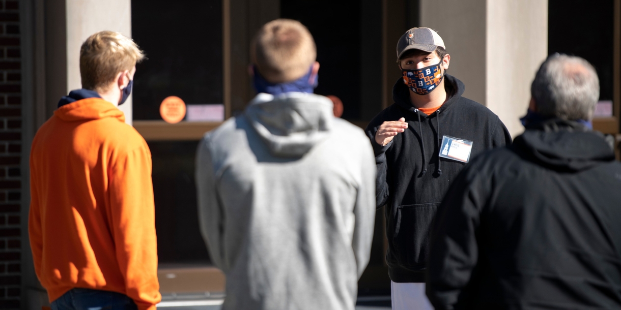 Bucknell University Campus Tour with Covid Precautions