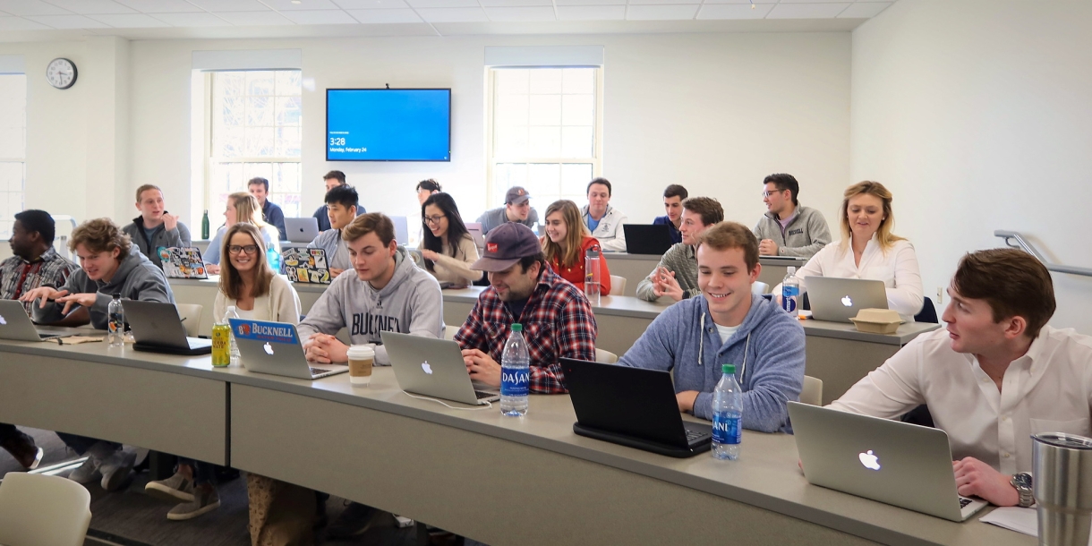 Students in the SMIF class in the classroom