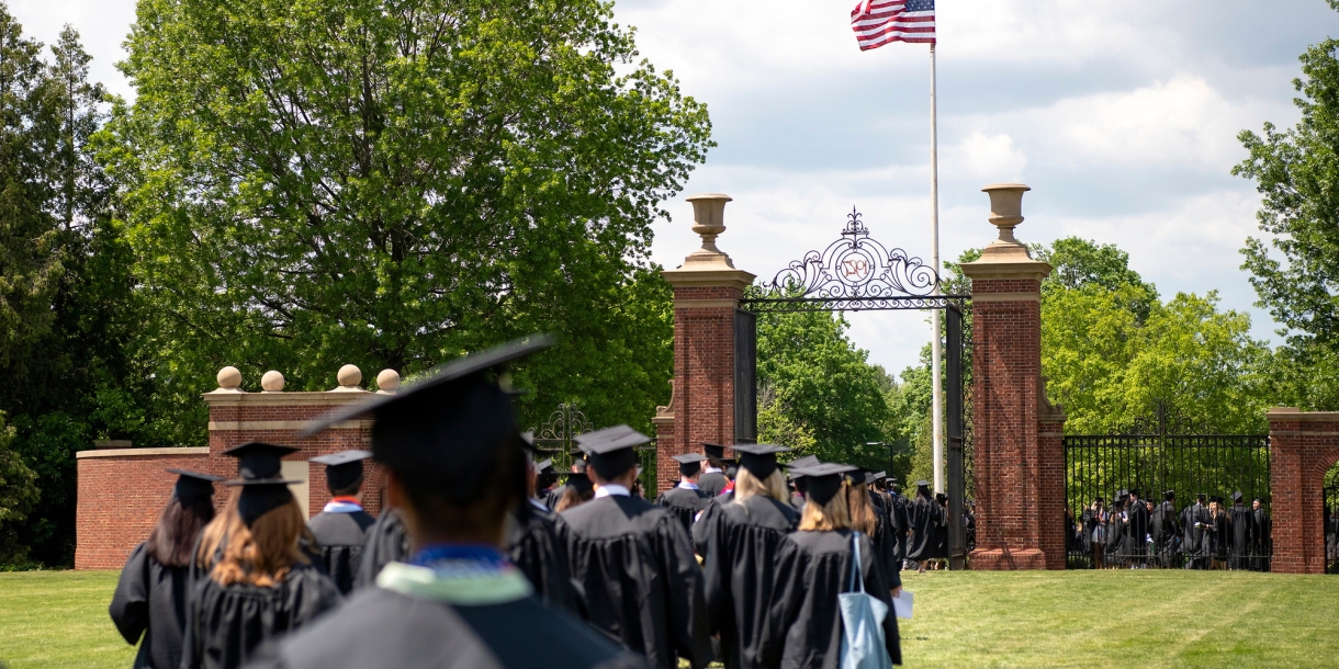 Commencement 2021 Memorial Gates