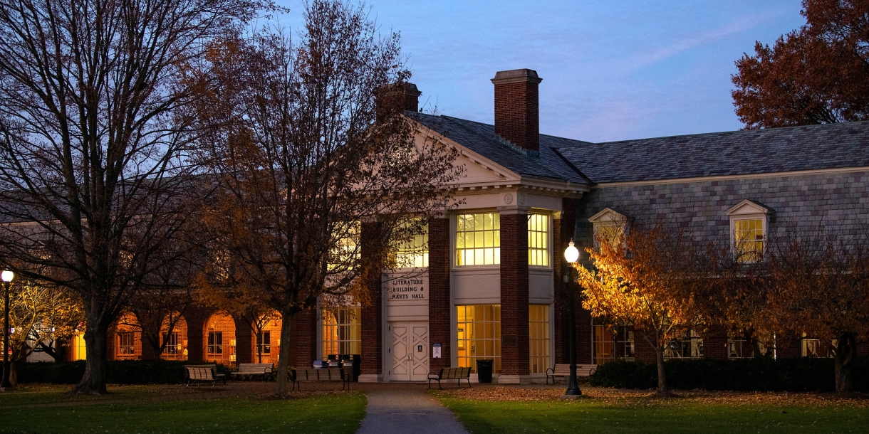 Marts Hall, located on Bucknell's Malesardi Quad, is home to administrative services like the bursar's office and the registrar's office. Photo by Emily Paine, Communications