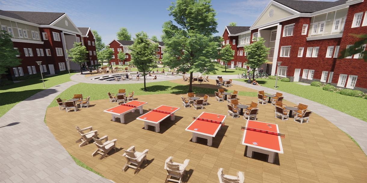 Bucknell West Outdoor Rec Rendering