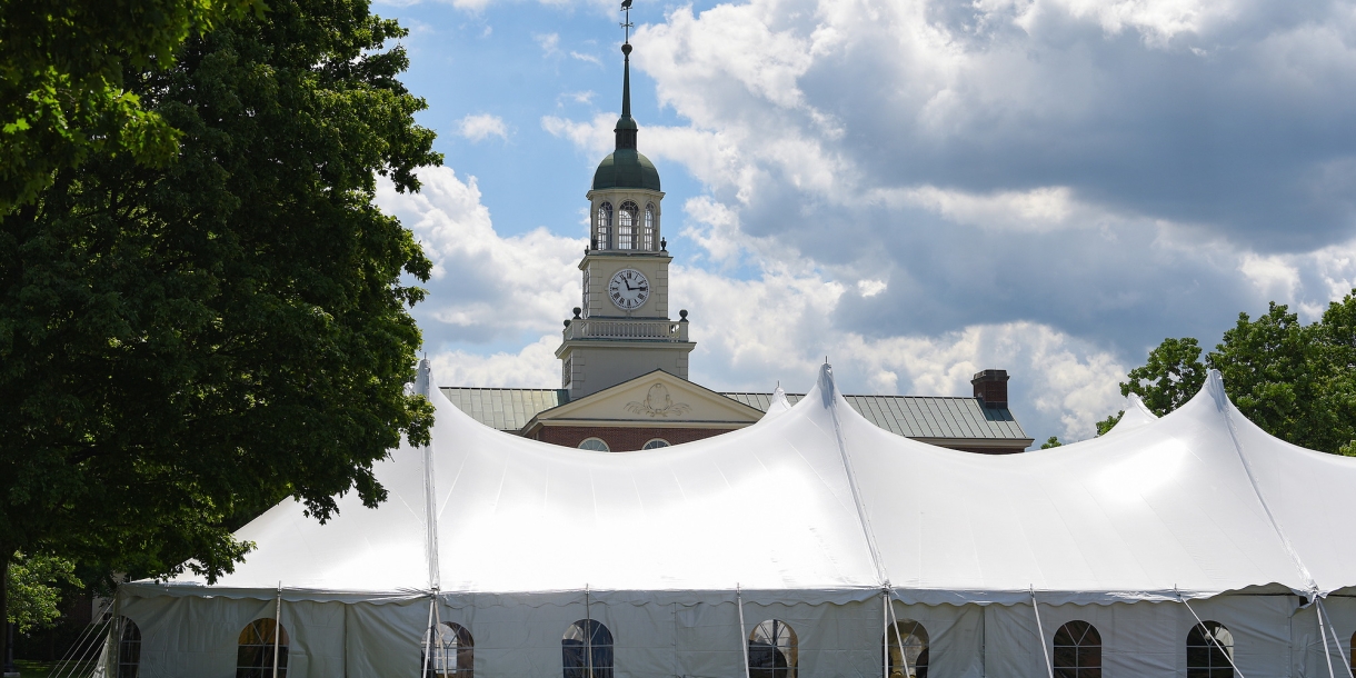 Reunion tent on Malesardi Quad